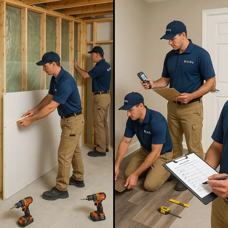 Repairs and Reconstruction process in Aurora, CO
